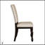 Ensemble de salle à manger traditionnel 5 pièces avec table extensible et 4 chaises d'appoint à garniture cloutée beige-673420644