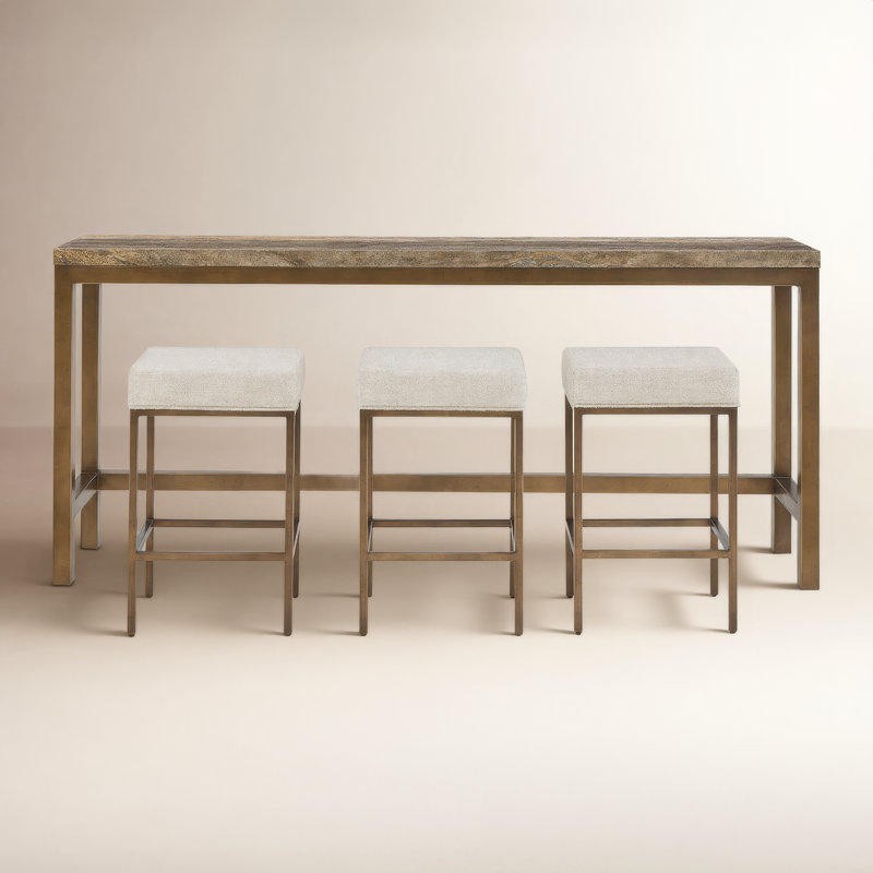 Montclair 85'' W Stone Console Table