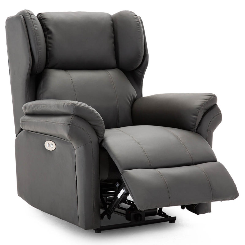 Shropshire 88cm Wide Wing Chair Recliner, Slate
