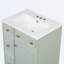 Meuble-lavabo de salle de bain avec lavabo en céramique-105620908