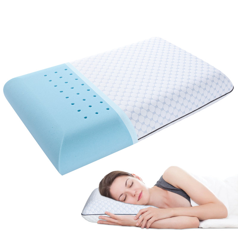 Oreiller en mousse viscoélastique Elyse pour toutes les positions de sommeil , Très grand oreiller: 35 po x 16 po