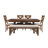 Warsaw 6 - Person Trestle Dining Set