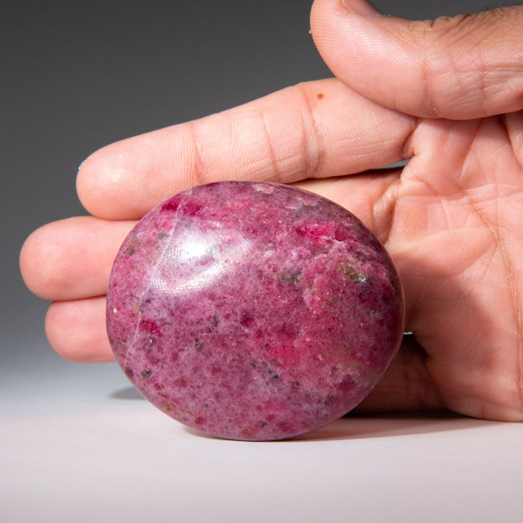Astro Gallery of Gems Genuine Polished Imperial Rhodonite (Medium) Palm ...