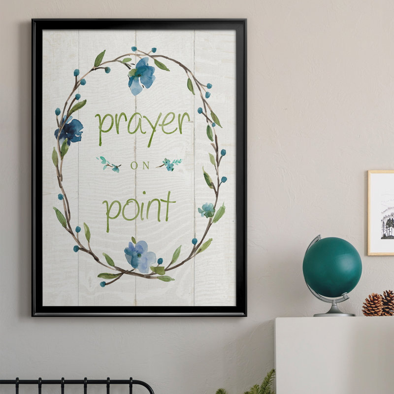 " Prayer On Point ", Black, 30.5" H x 42.5" W x 1.5" D