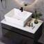 Petit meuble-lavabo flottant simple 31,5 pouces avec lavabo