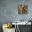 «Hipster Dog - French Bulldog» par Rey Klimt, art mural sur toile-1991595622