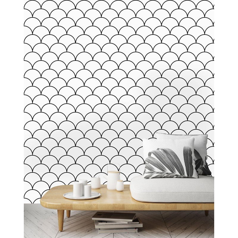 Rouleau de papier peint à peler et coller Aquan, L 10,42 pi x l 25 po