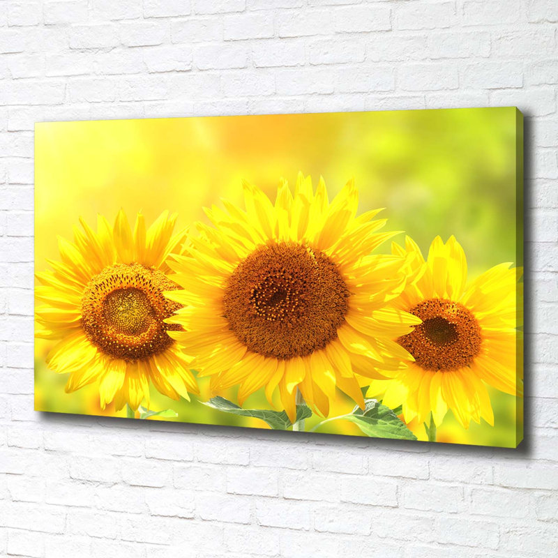 Sunflowers - Wrapped Canvas Print