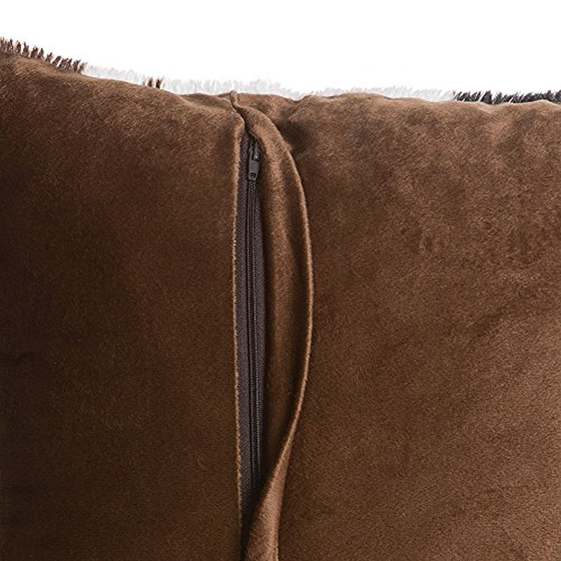  Faux Fur Throw Pillow