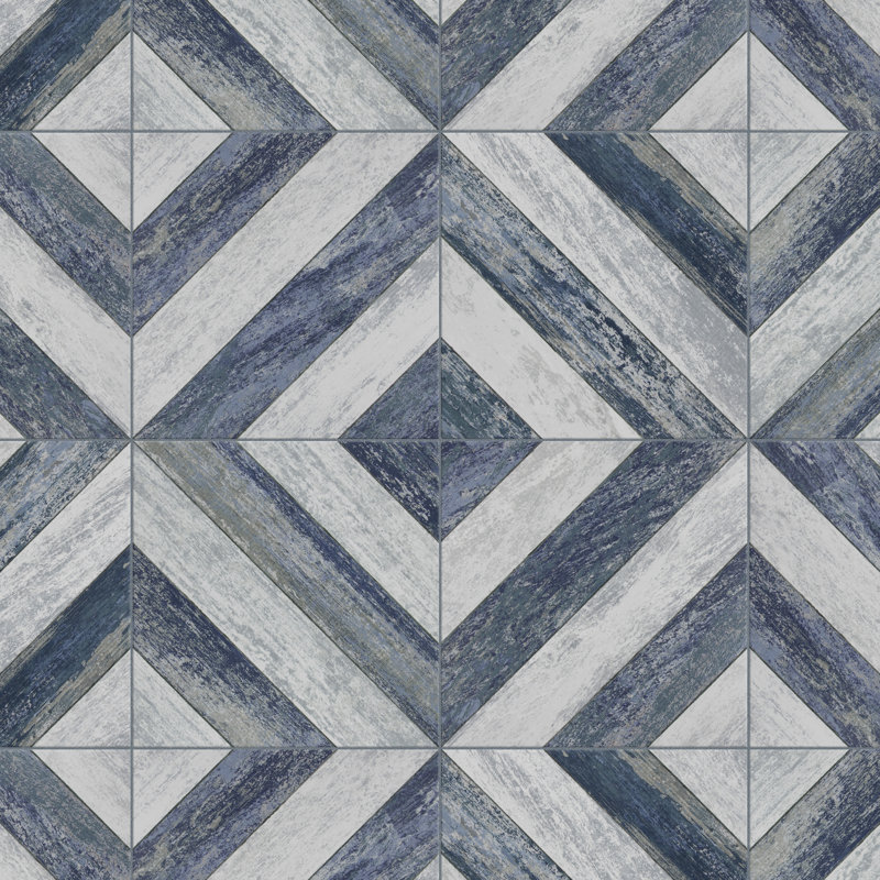 Cassis Sete 10" x 10" Porcelain Wall & Floor Tile, Blue