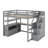 Full Size Loft Bed With Desk And Shelves-818878291-818878288
