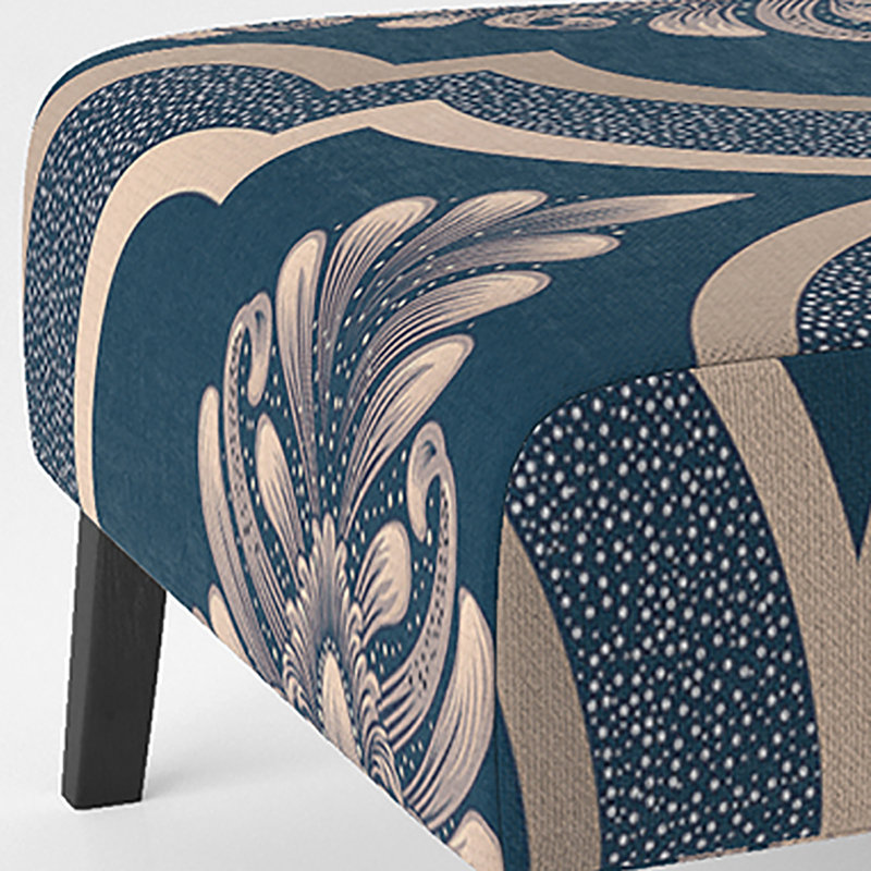 Fauteuil de chambre Blue Damask
