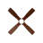 Dc Motor 4 Solid Wood Blades Indoor Ceiling Fan With Light Kit-581346355-581346356-590345124
