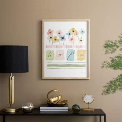 Hope Framed Print - Solid Wood