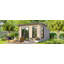 Powersheds 12 x 10ft Apex Log Cabin, Doors to the Left - 44mm