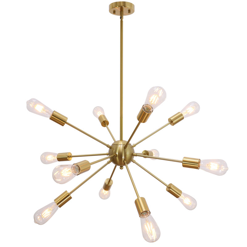 Nasser 12 - Light Dimmable Sputnik Sphere Chandelier