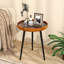 Table basse ronde de style Mid-Century moderne avec décoration coquillage-1702506439-1702506436