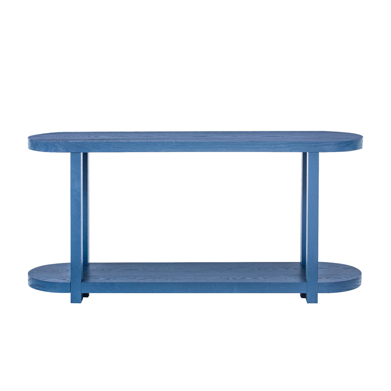 U_STYLE Modern Minimalist Ash Veneer Entryway Table With Streamlined Desktop Design, Suitable For Study Rooms, Entryways, Hallways, Living Rooms, And Foyers