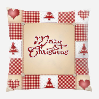 Canvas Outdoor Reversible Throw Pillow