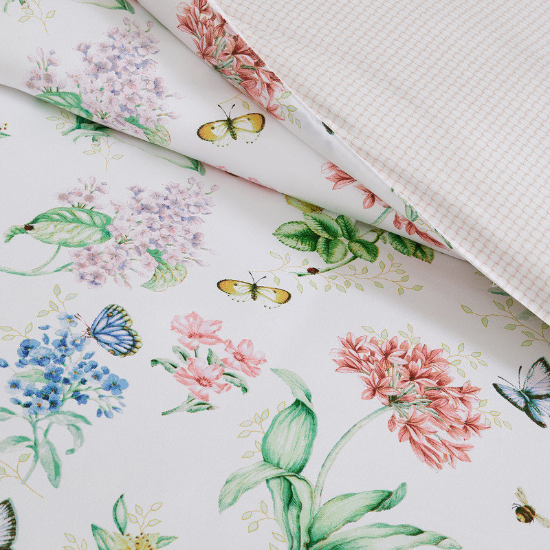 Ensemble de couette 3 pièces Lenox Classic Butterfly Meadow, King/Cal King, King/Cal King