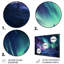Vibrant Northern Lights - impression sans cadre sur métal-137954040