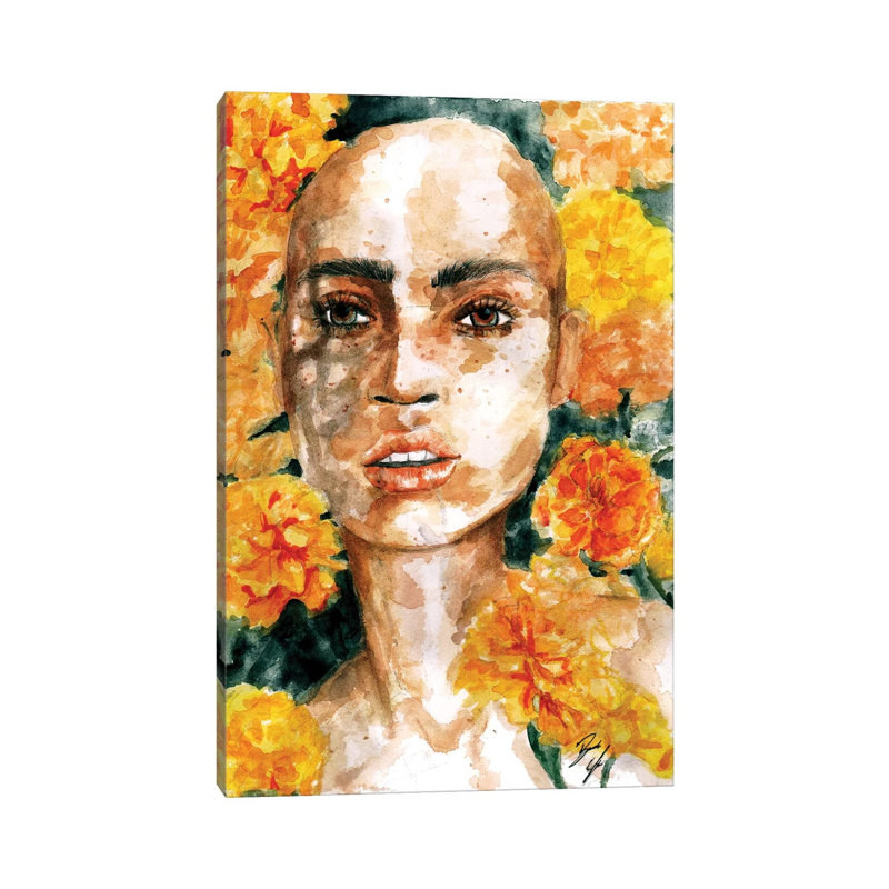 Marigold by Brooke Ashley - Wrapped Canvas Print, 66.04 cm H x 45.72 cm W x 3.175 cm D