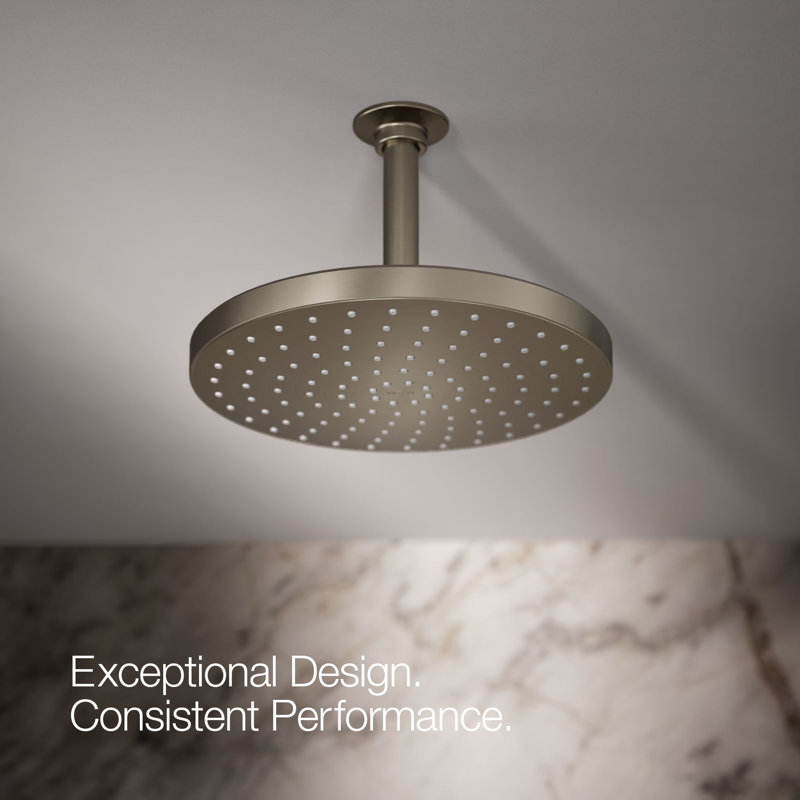 Flood Fixed Shower Head, Vibrant Brushed Nickel