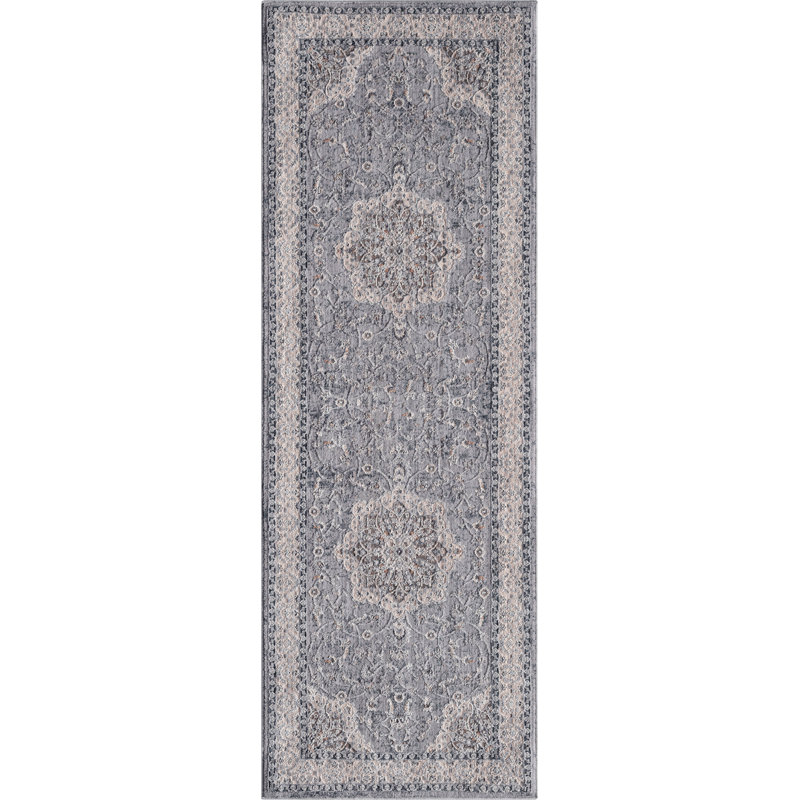 United Weavers Faraj Enterprise Blue Runner Rug 2'7" x 7'2"