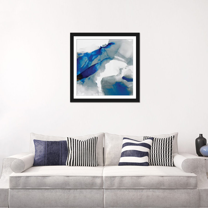 «Ephemeral III» par Sisa Jasper, reproduction sur toile tendue sur châssis, H 16 po x l 16 po x P 1 po, Blanc