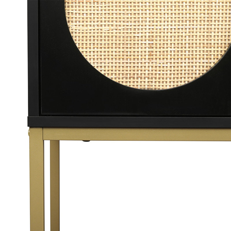 Metal Rectangle Accent Cabinet