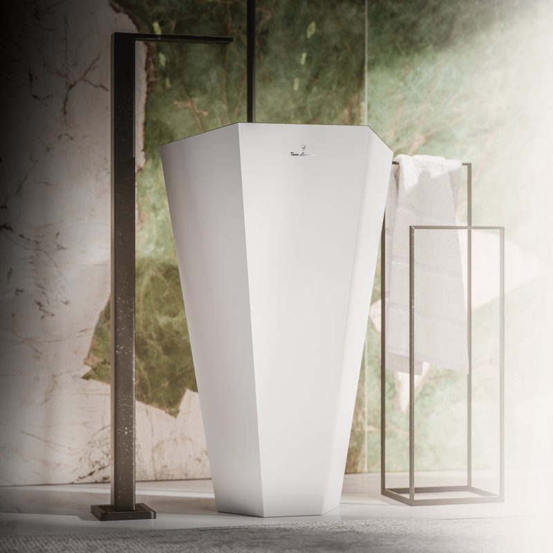 Mirage by Tonino Lamborghini Freestanding Sink, White