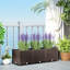 Lit de jardin surélevé en plastique avec trous de drainage-130583785-130583786