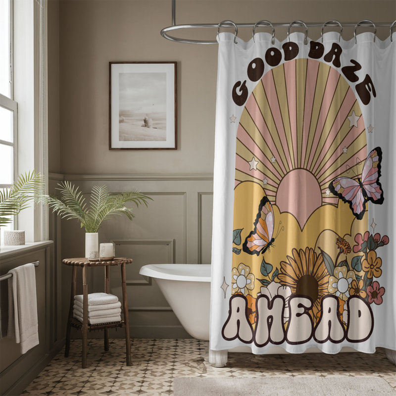 Markeis Shower Curtain, 74"H x 71"W