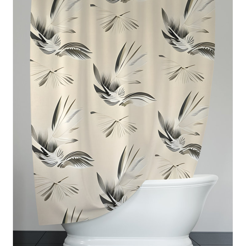 Rideau de douche Cvetka, H 72 po x l 70 po