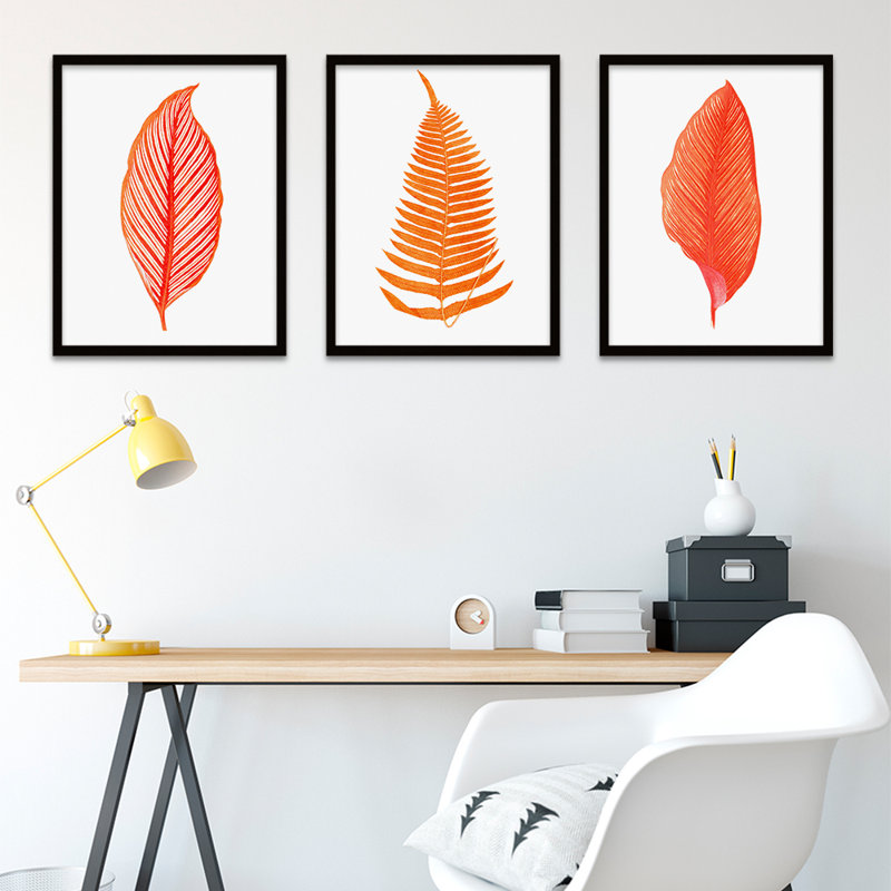 Botanics Leaves Ferns - 3 Piece Print Set