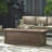Rectangular Outdoor MGO 50,000 BTU Propane Fire Pit, Brown Wood Pattern (Tank Cover Not Included)
