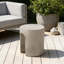 Table d'appoint ronde en forme de U