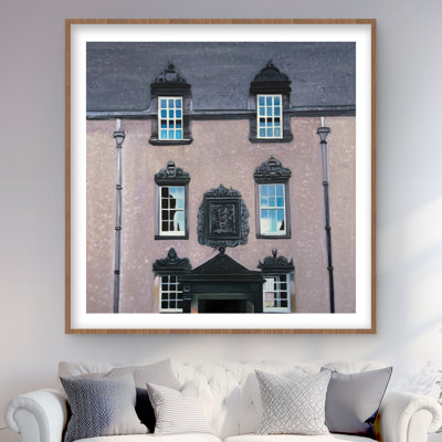 Argyll's Lodging at Stirling Castle - Pink Framed Print
