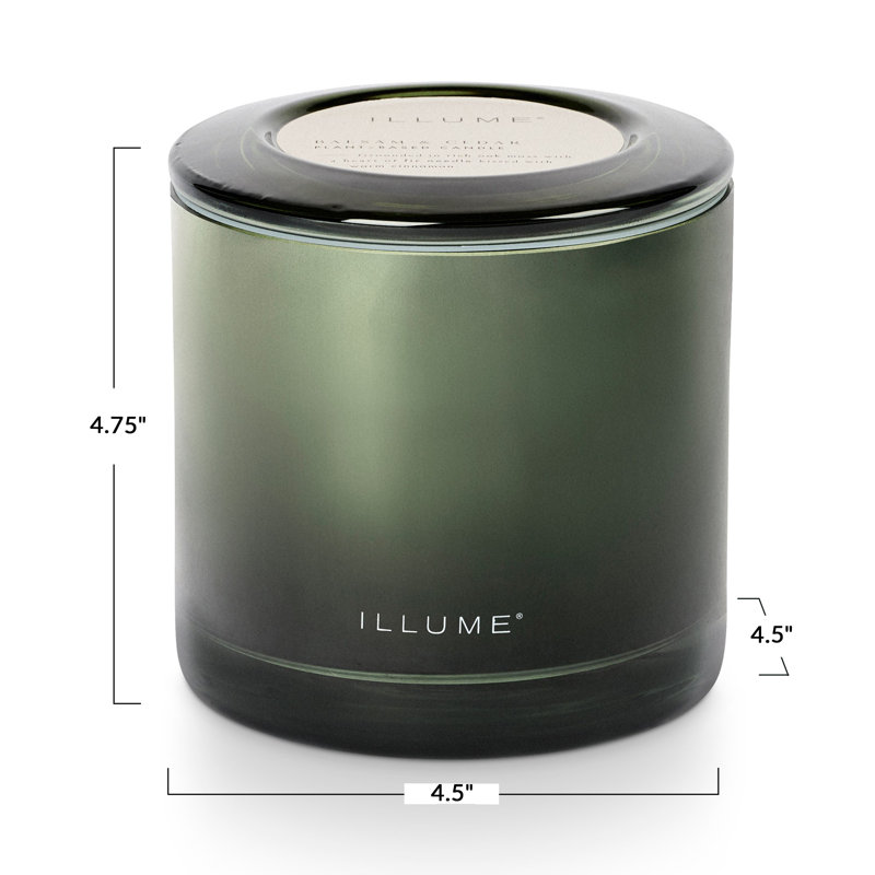 Statement Glass Candle, Balsam & Cedar, Statement