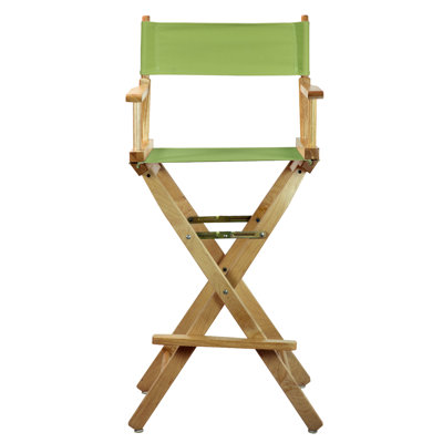 Chaise de réalisateur pliante de 30 po avec toile