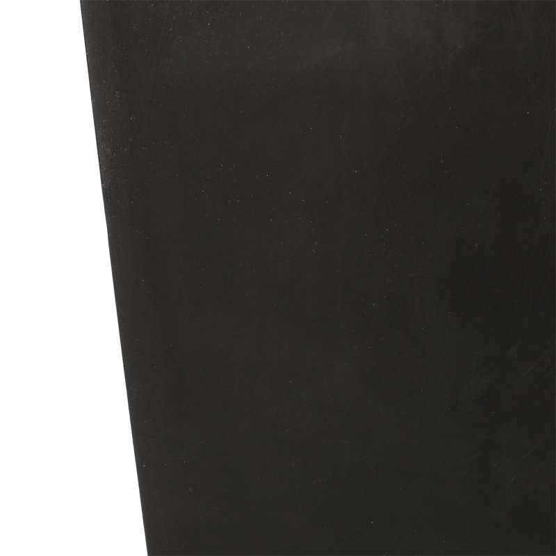 Pot Planter, 32.5" H x 13" W x 13" D, Matte Black