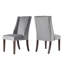 Fauteuil à oreilles en velours de 21,5 po de largeur Desroches-641796697
