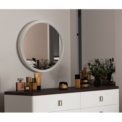 Miroir, finition blanche