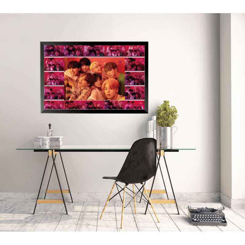 «BTS», affiche encadrée 36 x 24
