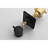Extra High Flow Shower Valve - 3/4" Cast Metal, , Matt Black, Brass Construction Master Volume Control Handle, Quarter Ceramic Disc Valves
