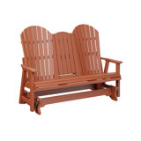 Berlin Gardens Comfo Back Regular 5′ Three Seat Glider With Console