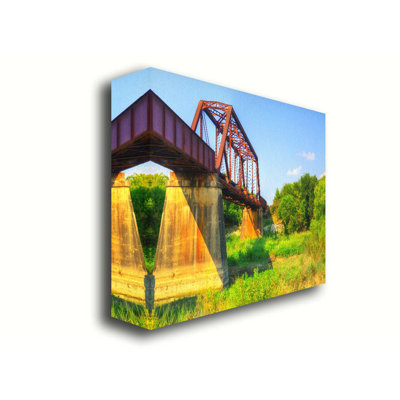 Texas Railroad Bridge par Kelly Wade. Estampe numérique