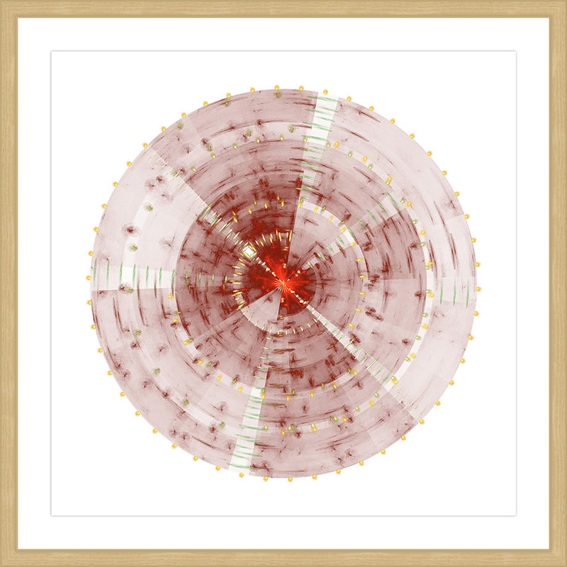 Cercle parfait - impression encadrée, H 32 po x l 32 po x P 1,5 po