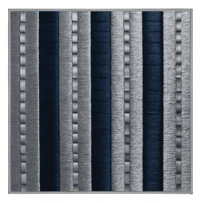 Machine Washable Checkered Grey Area Rug