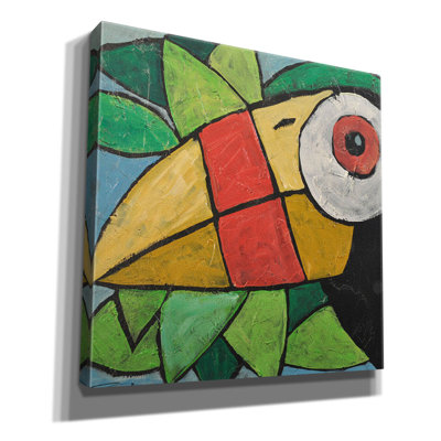 «Bay Toucan» par Tim Nyberg, «Bay Isle Home», art mural sur toile